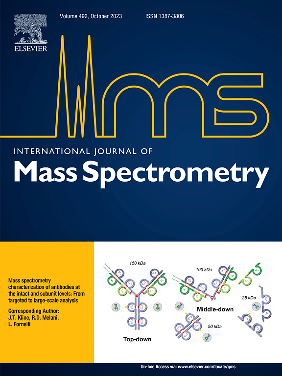 Go to journal home page - International Journal of Mass Spectrometry
